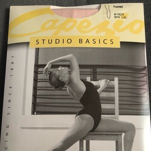 Capezio Studio Basics Footed Tights- L/XL